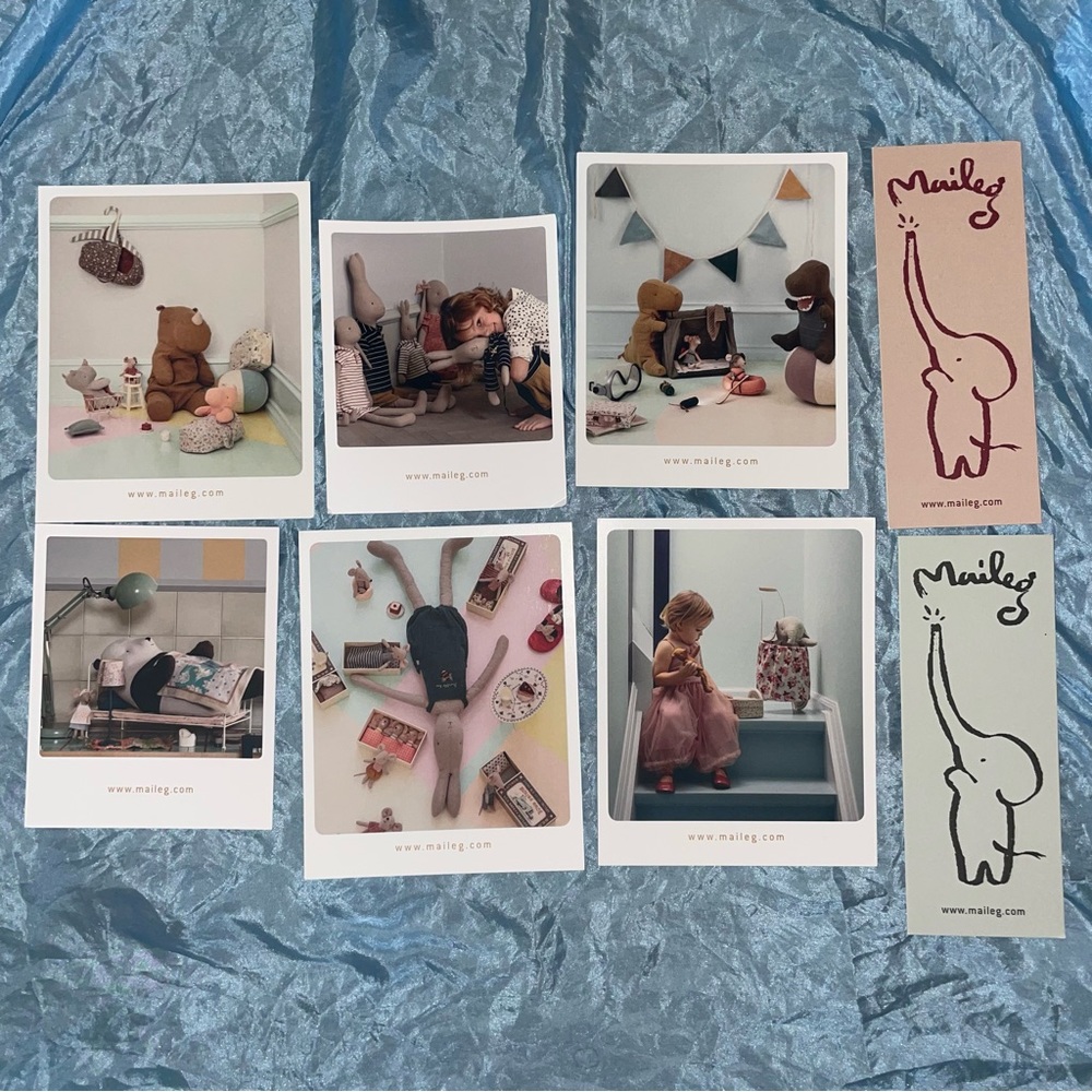 Maileg  retired postcards